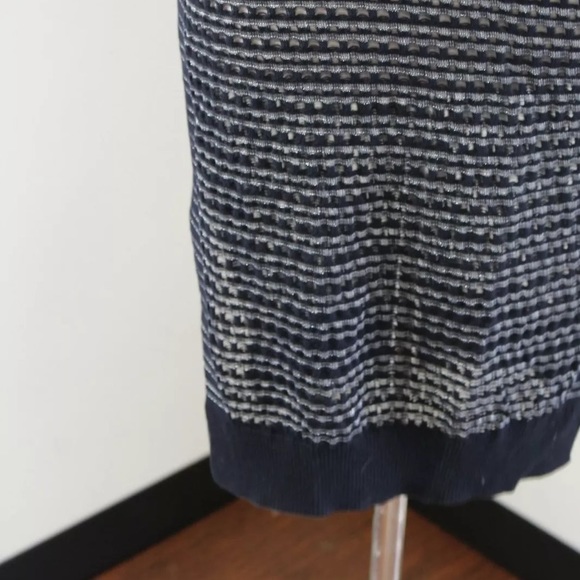 AllSaints Rosyn Metallic Eyelet Knit Sweater Dress - Picture 4 of 7